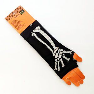 Claire's Glow In The Dark Skeleton Bones Arm Warmers Gloves